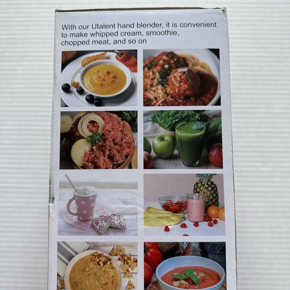 utalent Kitchen New Immersion Hand Blender Utalent 5in 8speed Stick